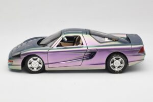 Mercedes C112 Violets Guiloy 1:18 GI001 Metāls — attēls 4 no 8