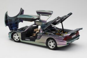 Mercedes C112 Violets Guiloy 1:18 GI001 Metāls — attēls 5 no 8