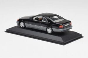 Mercedes C140 600 SEC Melns Minichamps 1:43 32600 Metāls — attēls 3 no 4