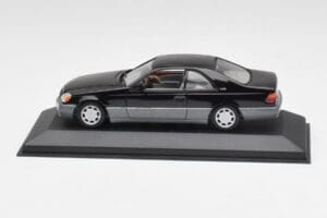 Mercedes C140 600 SEC Melns Minichamps 1:43 32600 Metāls