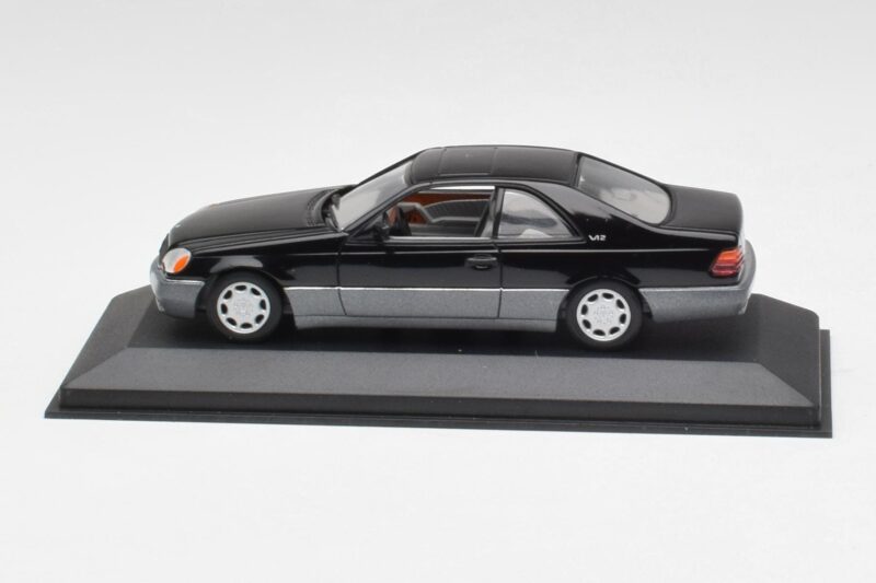 Mercedes C140 600 SEC Melns Minichamps 1:43 32600 Metāls