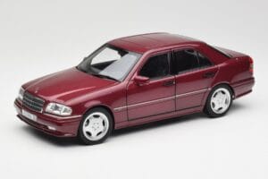 Mercedes AMG C36 W202 Almandine Sarkans Norev 1:18 B66040706 Metāls