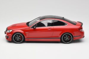 Mercedes AMG C63 W204 Edition 507 Sarkans GT Spirit 1:18 GT920 Sveķi — attēls 3 no 5