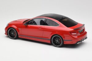 Mercedes AMG C63 W204 Edition 507 Sarkans GT Spirit 1:18 GT920 Sveķi — attēls 4 no 5