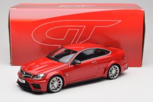 Mercedes AMG C63 W204 Sarkans 2nd Choice GT Spirit 1:18 GT065-D1 Sveķi — attēls 6 no 6