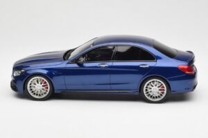 Mercedes AMG C63 S W205 Zils GT Spirit 1:18 ZM044 Sveķi — attēls 3 no 6