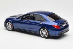 Mercedes AMG C63 S W205 Zils GT Spirit 1:18 ZM044 Sveķi — attēls 5 no 6