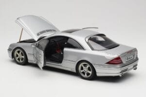 Mercedes CL500 C215 Lorinser Silver Metallic AUTOart 1:18 70121 Metāls — attēls 5 no 8