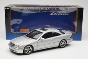 Mercedes CL500 C215 Lorinser Silver Metallic AUTOart 1:18 70121 Metāls — attēls 8 no 8