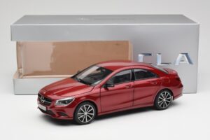 Mercedes CLA C117 Designo Patagonia Sarkans Metaliks Norev 1:18 B66960131 Metāls — attēls 8 no 8
