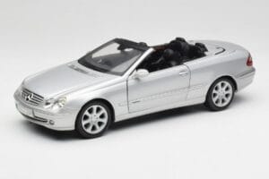 Mercedes CLK 500 Kabriolets Elegance A209 Sudrabs Kyosho 1:18 B66962172 Metāls