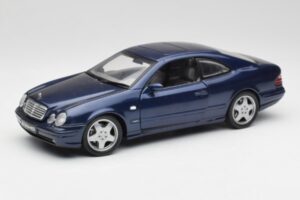 Mercedes CLK 55 AMG C209 Zils Metaliks Anson 1:18 30343 Metāls