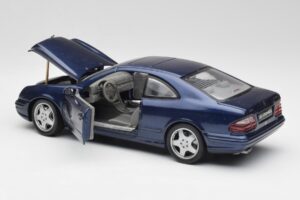 Mercedes CLK 55 AMG C209 Zils Metaliks Anson 1:18 30343 Metāls — attēls 5 no 8