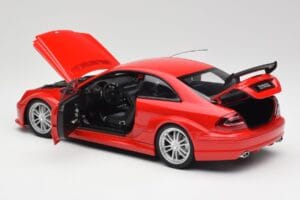Mercedes CLK DTM AMG C209 Mars Sarkans Kyosho 1:18 08461R Metāls — attēls 5 no 8