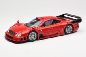 Mercedes CLK-GTR Super Sport Sarkans GT Spirit 1:18 GT910 Sveķi