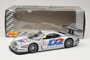 Mercedes CLK LM GT1 #1 AMG Mercedes K. Ludwig / R. Zonta FIA GT Championship 1998 Maisto 1:18 56053 Metāls — attēls 8 no 8