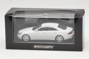 Mercedes CLS-Class C219 Linea Balts Minichamps 1:43 436034300 Metāls — attēls 4 no 4