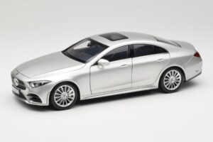 Mercedes CLS C257 Sudrabs Norev 1:18 183489 Metāls