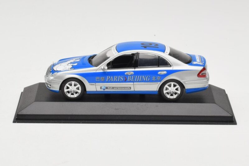 Mercedes E-Class W211 #19 Team Michelin Paris-Beijing 2006 Replacement Box Minichamps 1:43 Mercedes E-Class W211 #19 Team Michelin Paris-Beijing 2006 Replacement Box Minichamps 1:43 B66962269-R Metāls