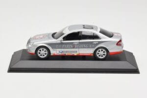 Mercedes E-Class W211 #7 Team AutoBild Paris-Beijing 2006 Replacement Box Minichamps 1:43 MB001 Metāls