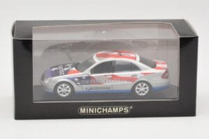 Mercedes E-Class W211 #11 Bluetec Paris-Beijing 2006 Minichamps 1:43 B66962267-R Metāls — attēls 4 no 4