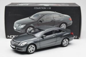 Mercedes E500 C207 Coupe Tenoric Pelēks Norev 1:18 183540 Metāls — attēls 8 no 8