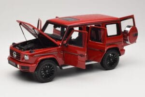 Mercedes G 500 W463 Sarkans Minichamps 1:18 110037101 Metāls — attēls 2 no 8