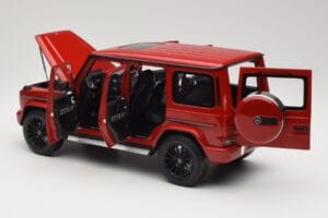 Mercedes G 500 W463 Sarkans Minichamps 1:18 110037101 Metāls — attēls 5 no 8