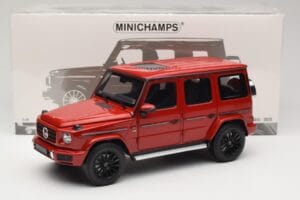 Mercedes G 500 W463 Sarkans Minichamps 1:18 110037101 Metāls — attēls 8 no 8