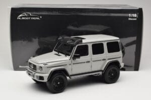 Mercedes G 63 AMG 4x4 Squared Arabian Grey Almost Real 1:18 820829 Metāls — attēls 8 no 8