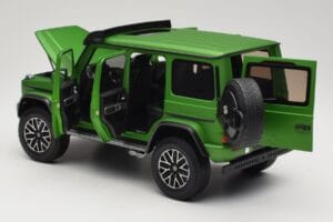 Mercedes G 63 AMG 4x4 Squared Green Hell Magno Almost Real 1:18 820821 Metāls — attēls 5 no 8