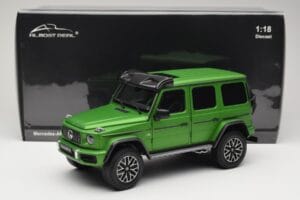 Mercedes G 63 AMG 4x4 Squared Green Hell Magno Almost Real 1:18 820821 Metāls — attēls 8 no 8