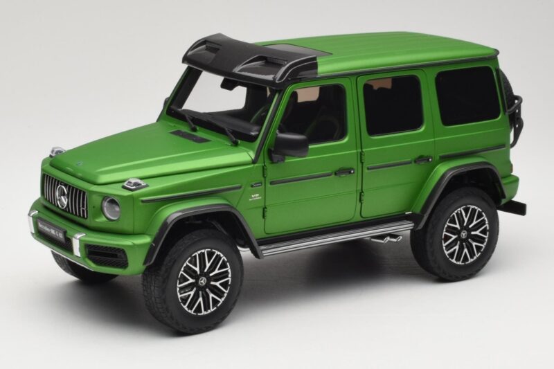 Mercedes G 63 AMG 4x4 Squared Green Hell Magno Almost Real 1:18 820821 Metāls