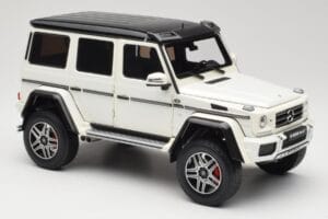 Mercedes G 63 AMG 4x4 Squared Polar White Almost Real 1:18 820203 Metāls — attēls 6 no 8