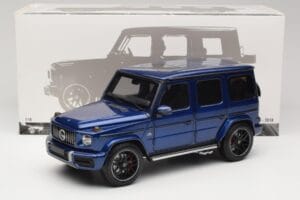Mercedes G 63 AMG W463 Blue Metallic Minichamps 1:18 110037061 Metāls — attēls 8 no 8