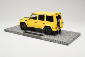 Mercedes Brabus 850 6.0 Widestar G63 W463 Electric Beam Yellow Minichamps 1:18 107032402 Metāls — attēls 5 no 6