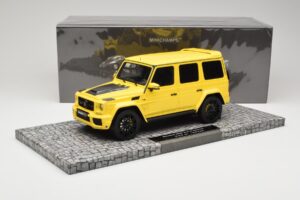 Mercedes Brabus 850 6.0 Widestar G63 W463 Electric Beam Yellow Minichamps 1:18 107032402 Metāls — attēls 6 no 6
