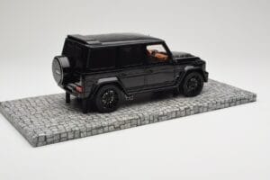 Mercedes Brabus 850 6.0 Widestar G63 W463 Obsidian Black Metallic Minichamps 1:18 107032400 Metāls — attēls 2 no 6