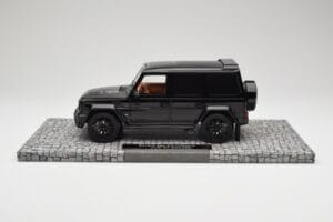 Mercedes Brabus 850 6.0 Widestar G63 W463 Obsidian Black Metallic Minichamps 1:18 107032400 Metāls — attēls 3 no 6