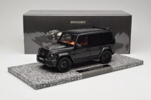 Mercedes Brabus 850 6.0 Widestar G63 W463 Obsidian Black Metallic Minichamps 1:18 107032400 Metāls — attēls 6 no 6
