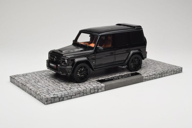 Mercedes Brabus 850 6.0 Widestar G63 W463 Obsidian Black Metallic Minichamps 1:18 107032400 Metāls
