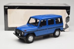 Mercedes G-Class W460 LWB Tumši Zils Minichamps 1:18 155038100 Metāls — attēls 6 no 6