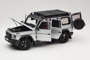 Mercedes G-Class W463 Iridium Silver Norev 1:18 183030 Metāls — attēls 2 no 8