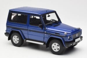 Mercedes G500 W463 SWB Zils AUTOart 1:18 76114 Metāls — attēls 6 no 8
