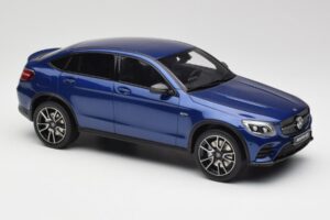 Mercedes AMG GLC 43 Coupe Brilliant Zils GT Spirit 1:18 B66960468 Sveķi — attēls 4 no 6