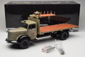 Mercedes L6600 Rungewagen Pelēks Melns Minichamps 1:18 109031050-R1 Metāls — attēls 9 no 9