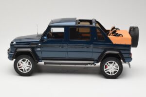 Mercedes Maybach G650 Landaulet Tumšzils GT Spirit 1:18 GT174 Sveķi — attēls 3 no 6