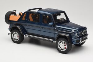 Mercedes Maybach G650 Landaulet Tumšzils GT Spirit 1:18 GT174 Sveķi — attēls 4 no 6