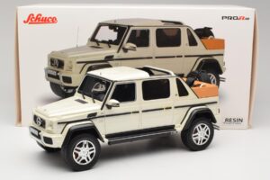 Mercedes Maybach G650 Landaulet W463 Balts Schuco 1:18 450017800 Metāls — attēls 6 no 6