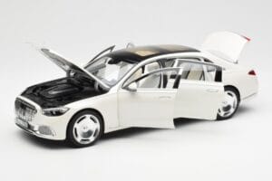 Mercedes Maybach S680 4Matic X223 Diamond Balts Norev 1:18 183918 Metāls — attēls 2 no 8